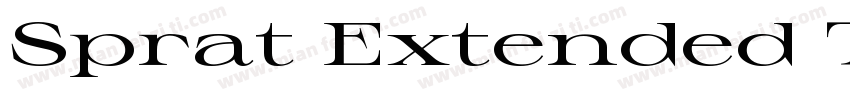 Sprat Extended Thin字体转换